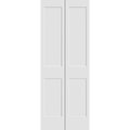 Codel Doors 36" x 80" Primed 2-Panel Shaker Bifold Door and Hardware 3068pri8402BF